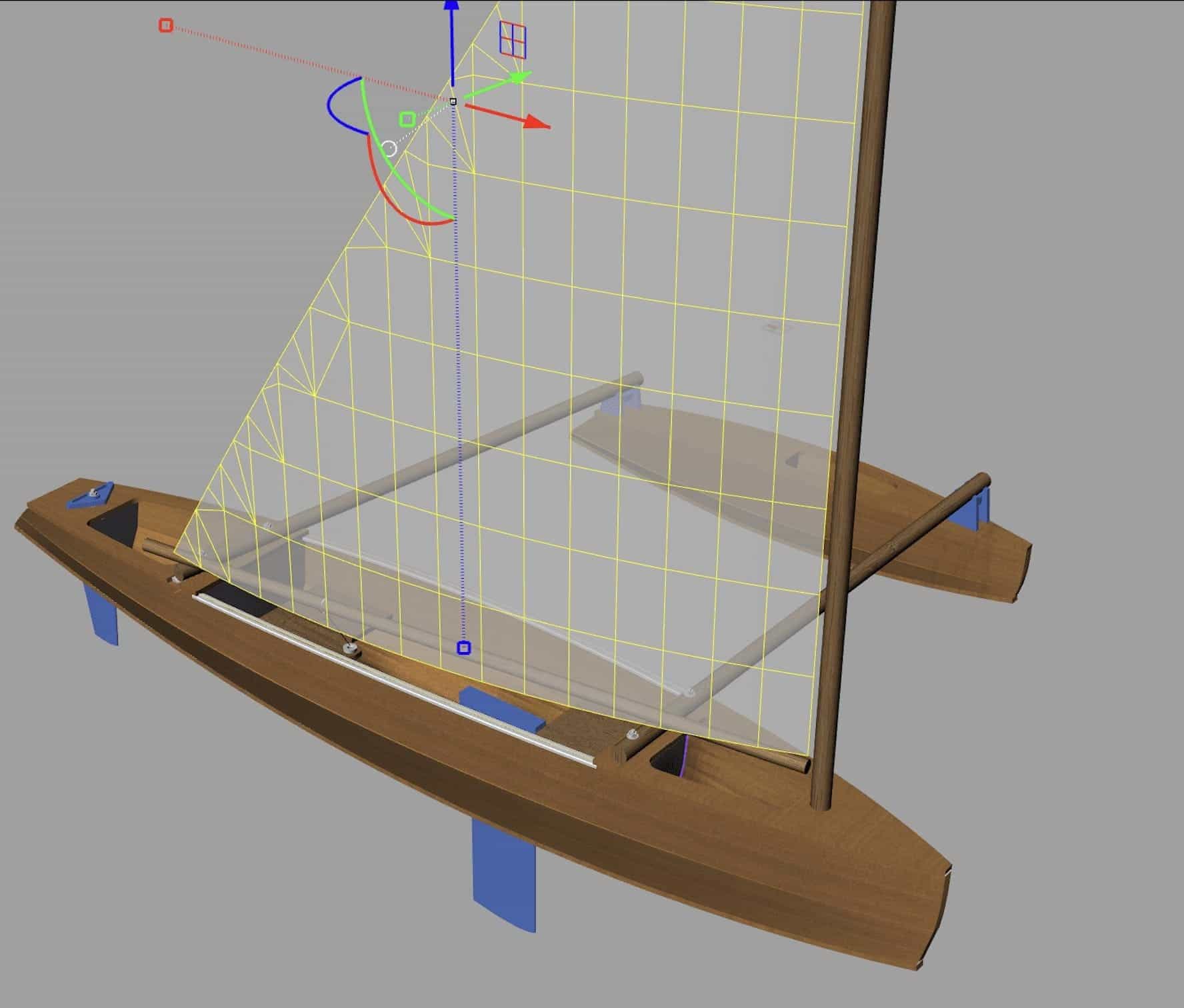 Hull lower side panels attached