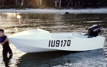 Small boat on the water