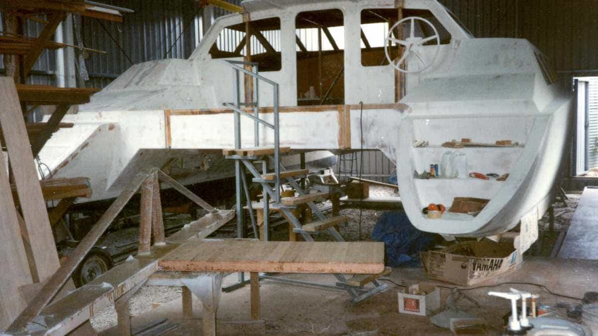 Boat nearly ready for painting